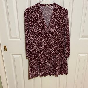 Floral Long Sleeve Dress